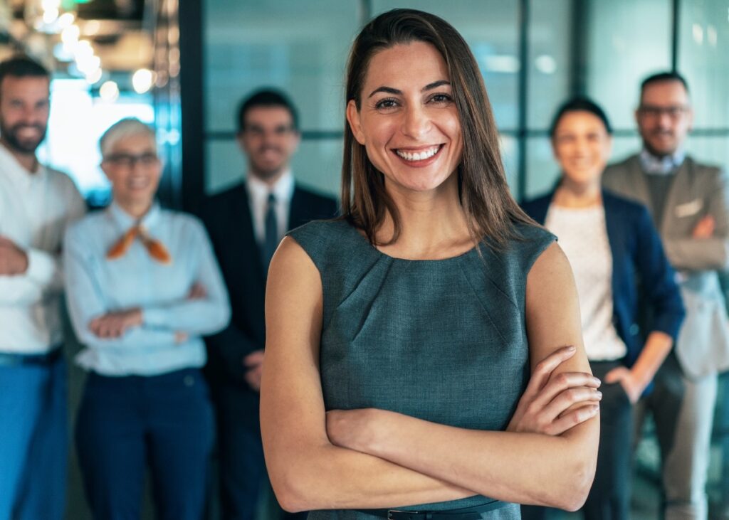 Woman representing Key person insurance